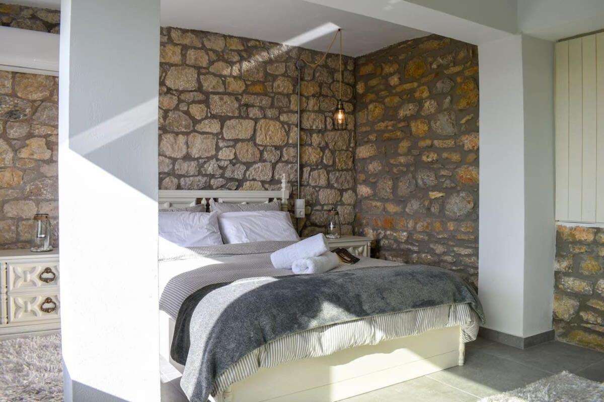 Coastal Stone Hideaway With Stunning Scenery Villa Kitriaí Eksteriør billede
